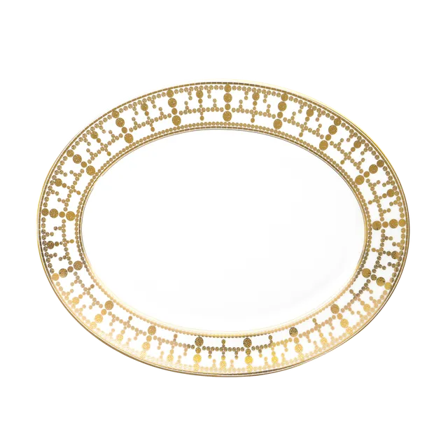 haviland-limoges-tiara-ovale-platte-wei-gold image 1