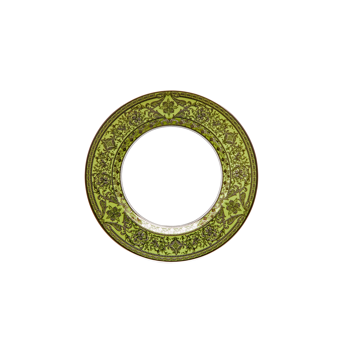 haviland-limoges-matignon-brotteller-apfelgr-n-platin image 1
