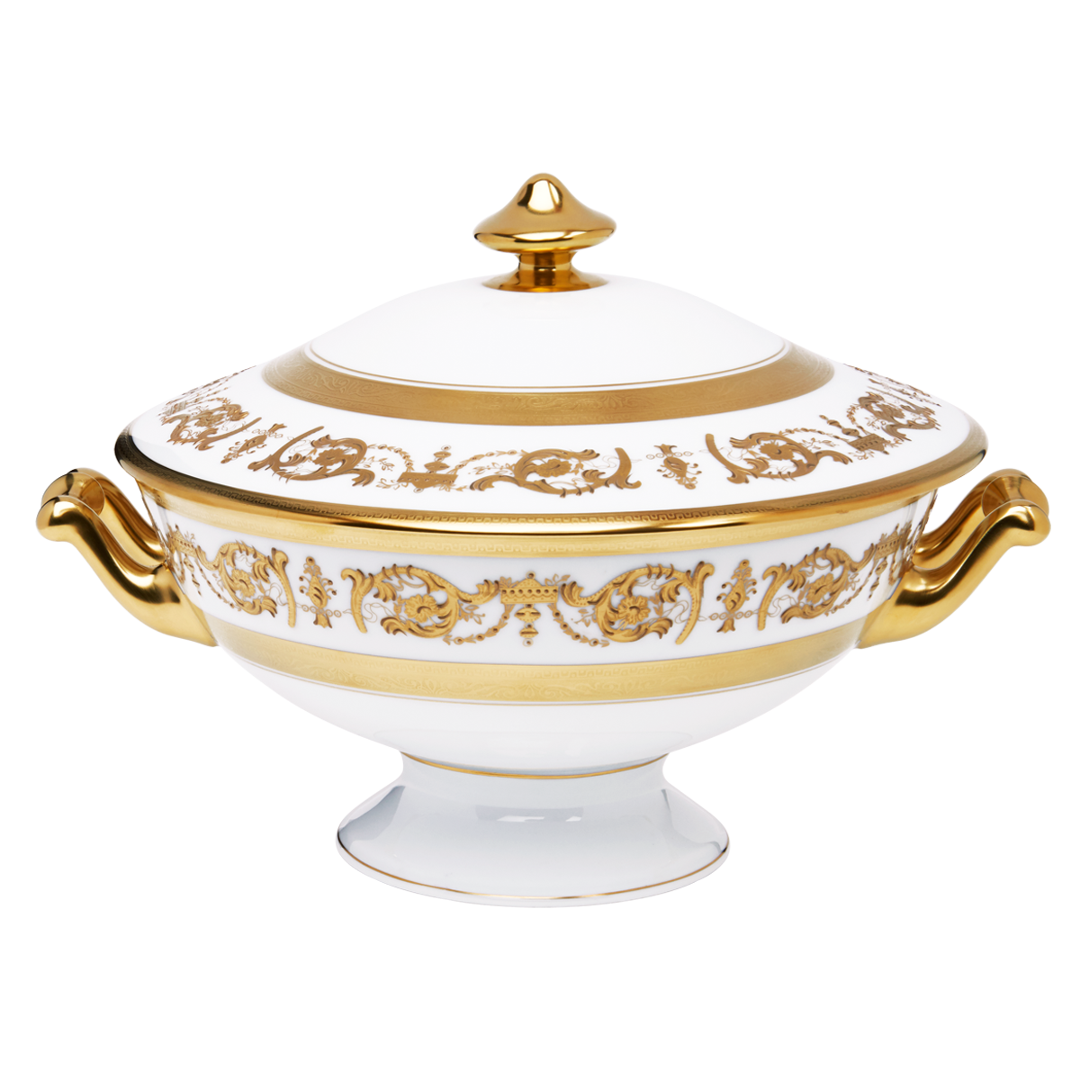 haviland-limoges-imp-rator-soupi-re-suppenterrine-wei-gold image 1