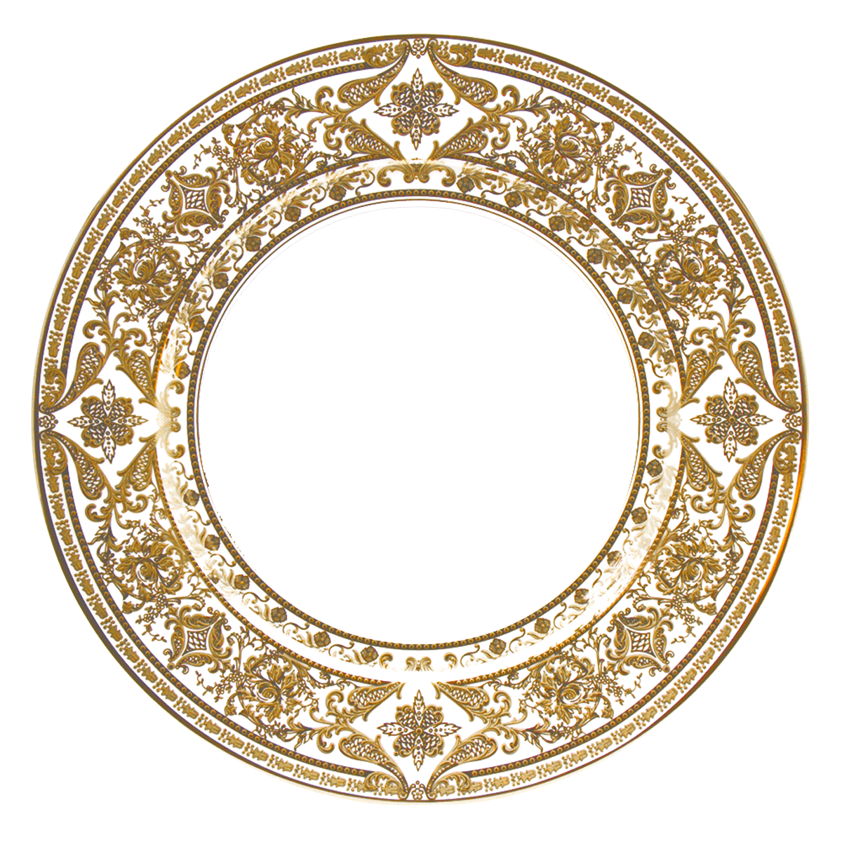 haviland-limoges-matignon-platzteller-wei-gold image 1