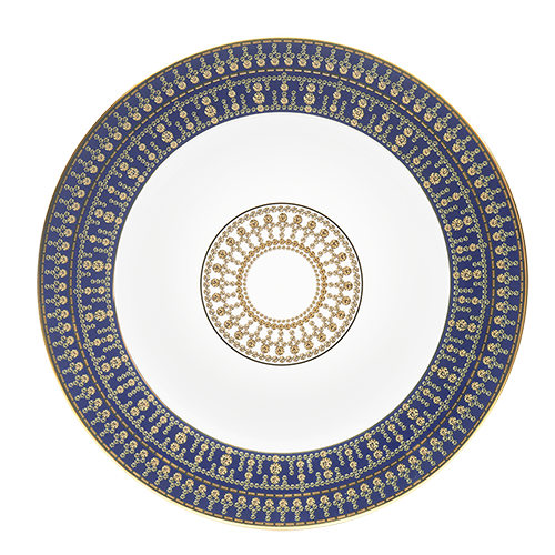 haviland-limoges-tiara-bleu-de-prusse-or-pr-sentierteller image 1