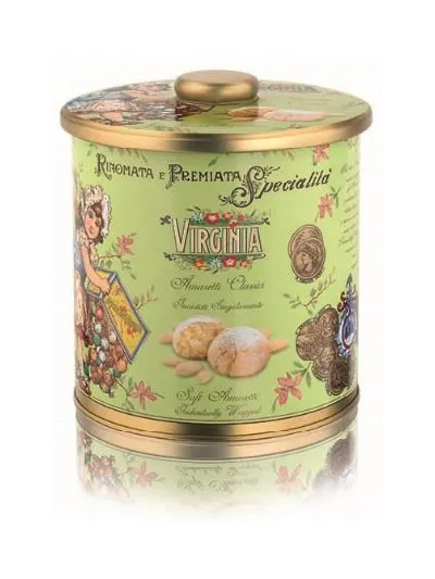 virginia-amaretti-classici-biscottiera-metalldose-220g image 1