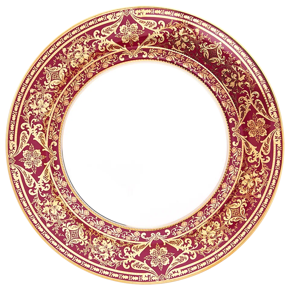 haviland-limoges-matignon-runde-platte-kirsche-gold image 1