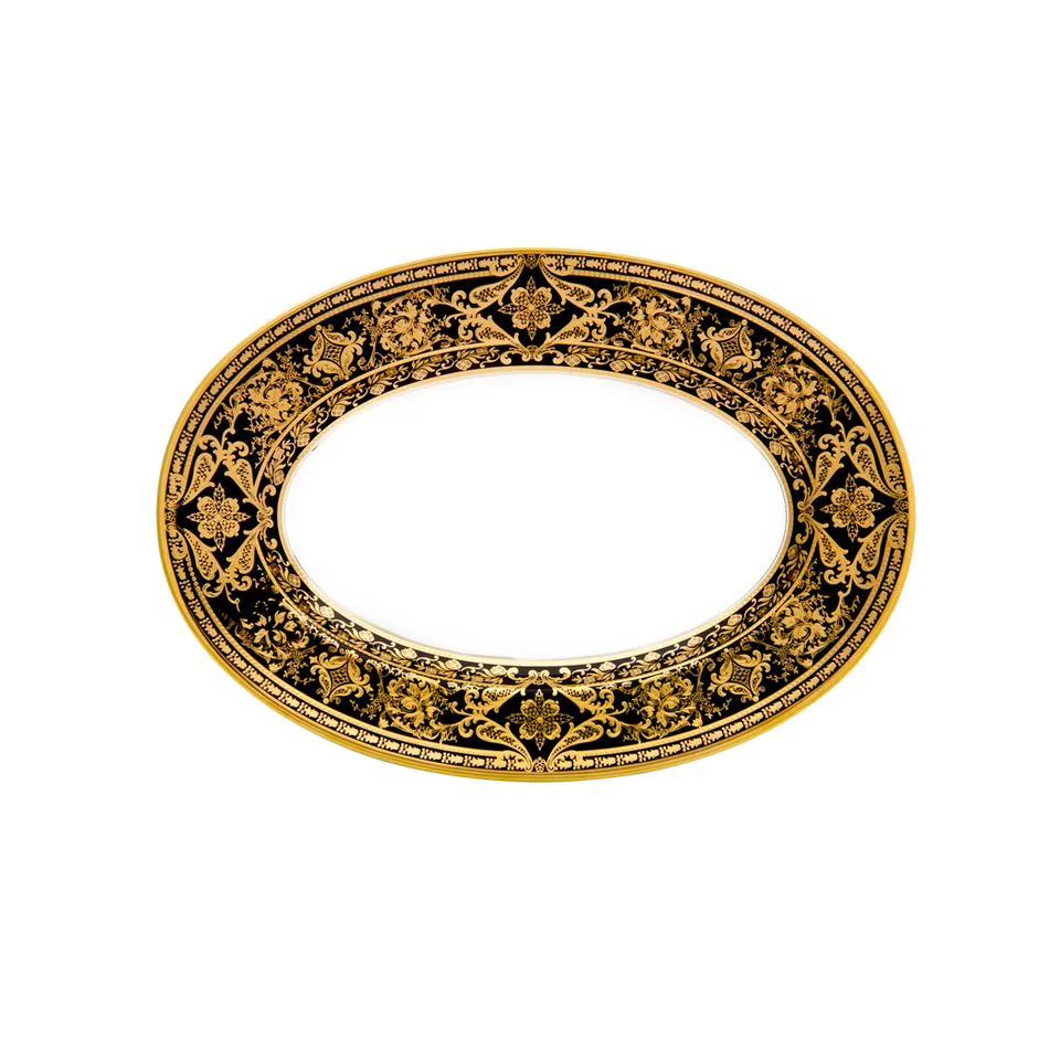 haviland-limoges-matignon-ravier-schwarz-gold image 1