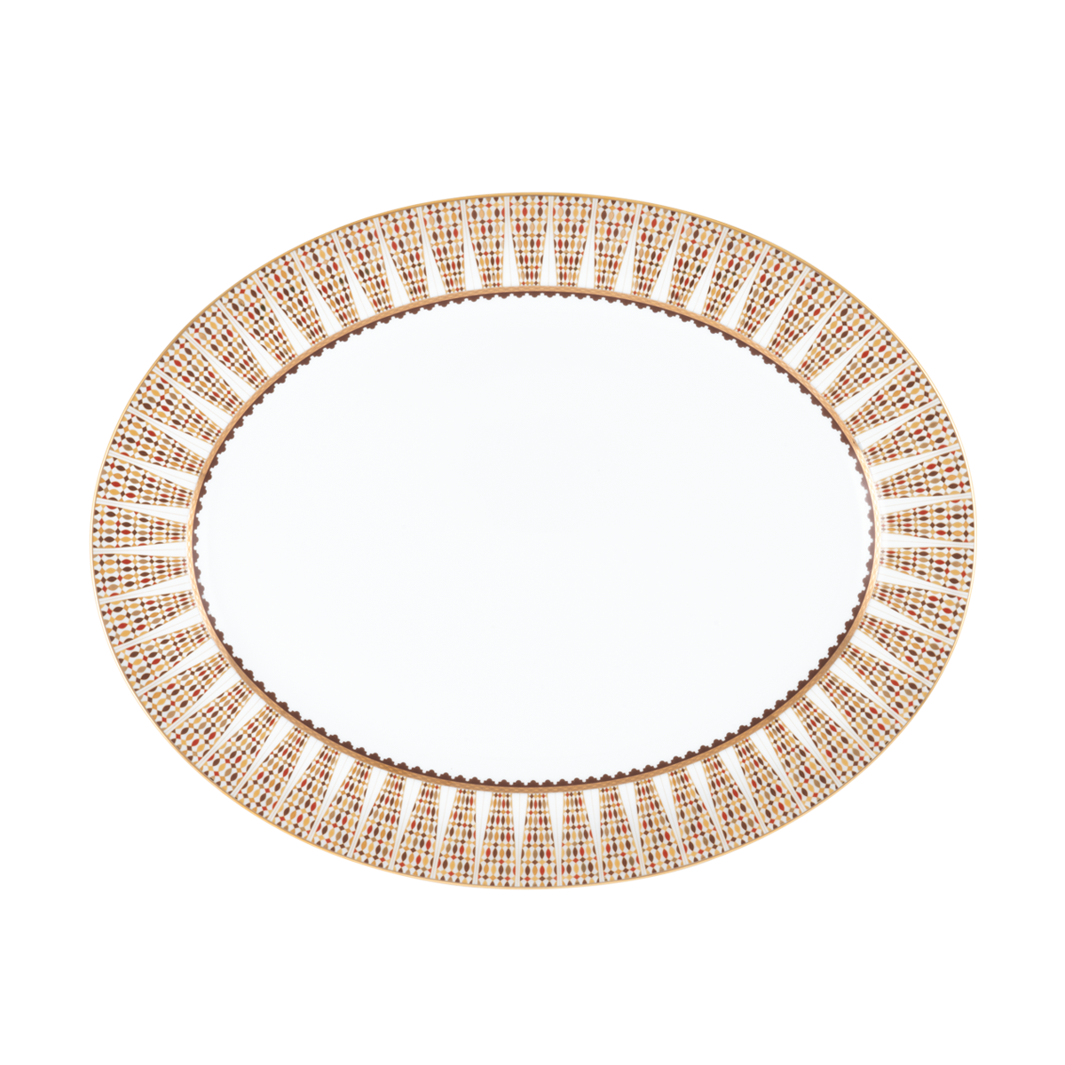 haviland-limoges-plat-ovale-cavalier-royal image 1