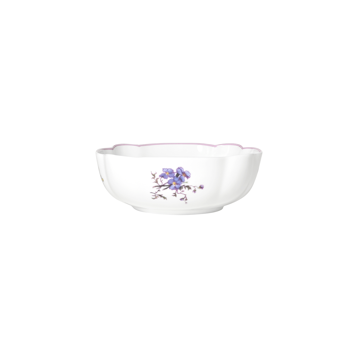 haviland-limoges-jatte-carr-e-schale-fleurs-d-auteuil image 1