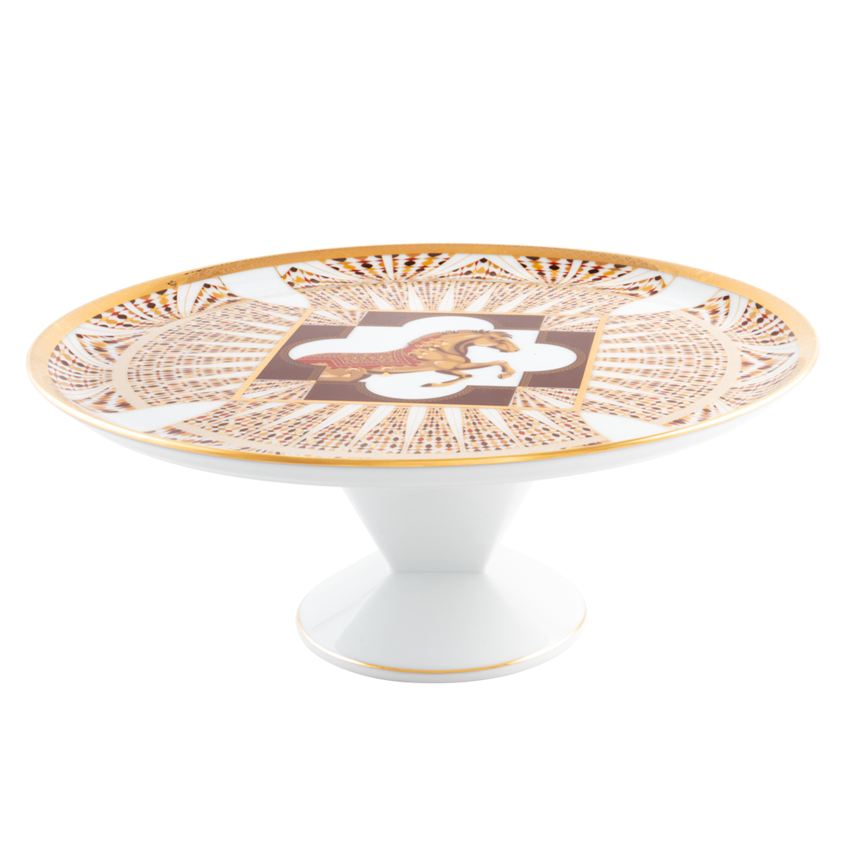 haviland-limoges-cavalier-royal-tortenplatte-auf-fu image 1
