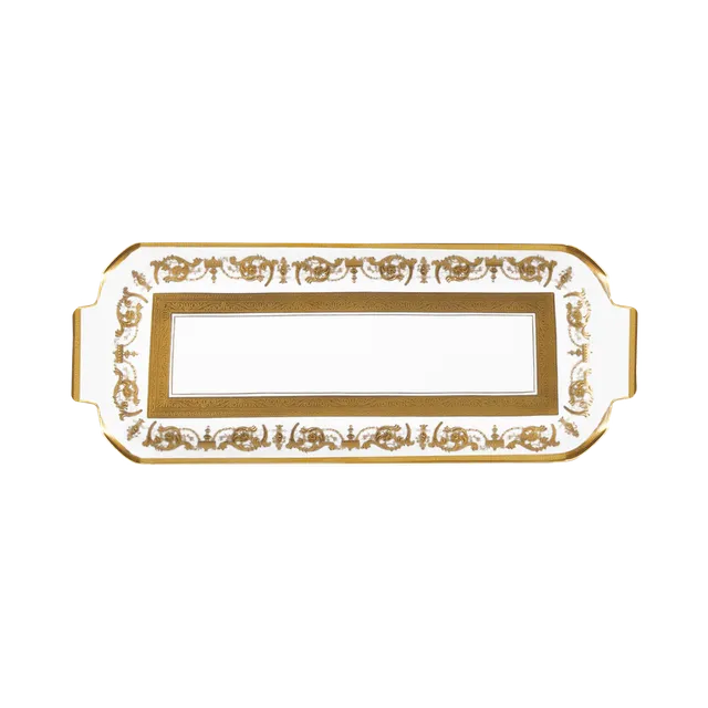 haviland-limoges-imp-rator-blanc-or-kuchenplatte image 1