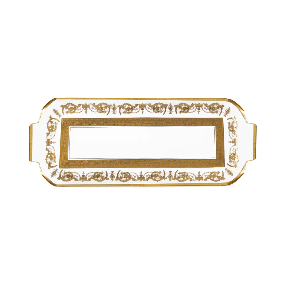 haviland-limoges-imp-rator-blanc-or-kuchenplatte image 1