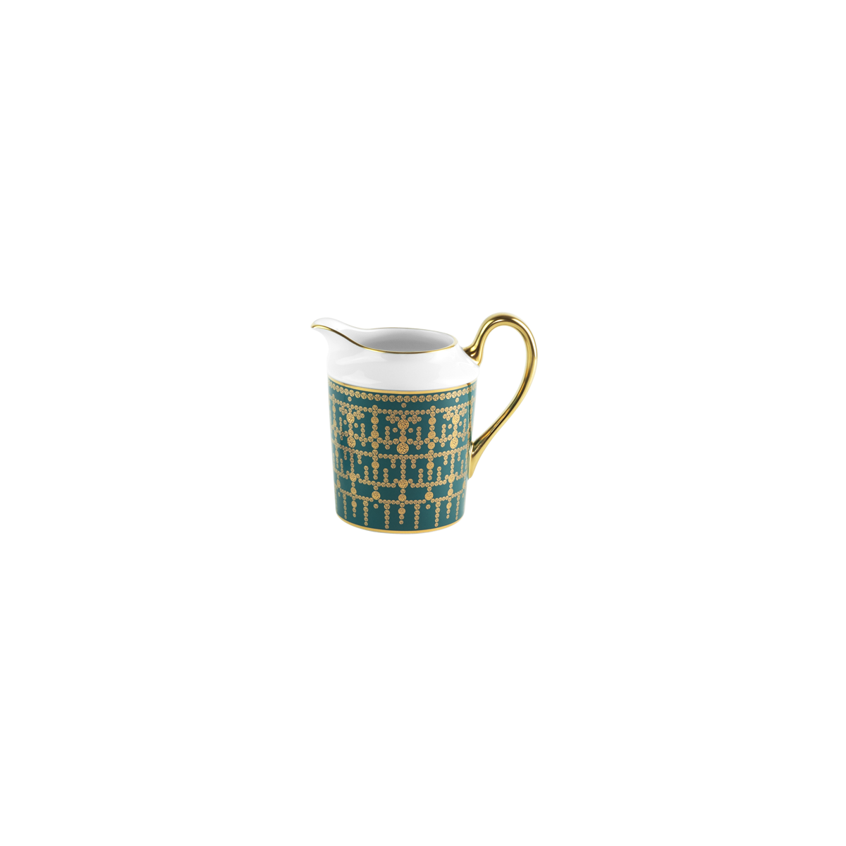haviland-limoges-tiara-pfauenblau-gold-milchk-nnchen image 1