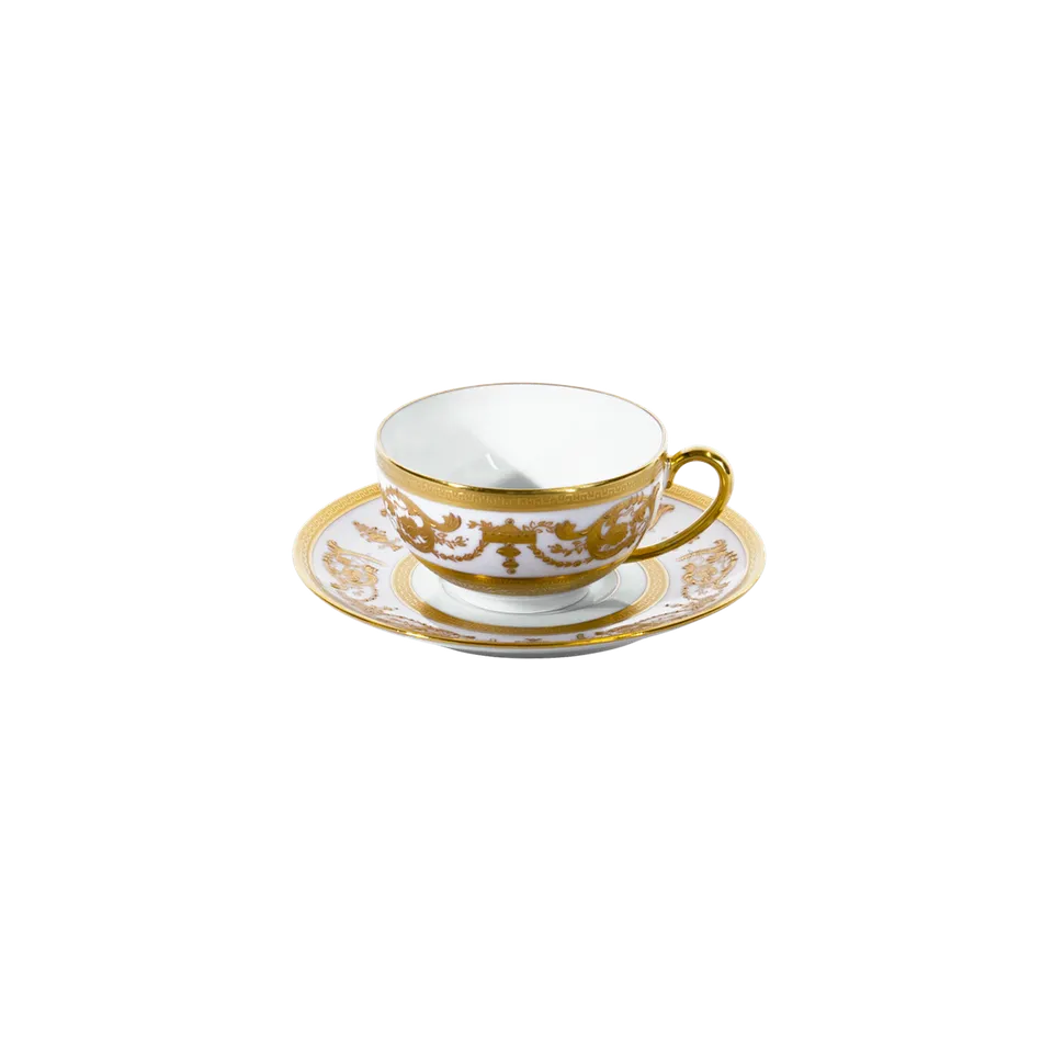 haviland-limoges-imp-rator-teetasse-mit-untertasse-wei-gold image 1