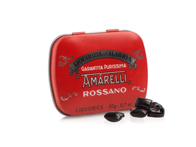 amarelli-rossa-black-licorice-20g-reine-lakritze image 1