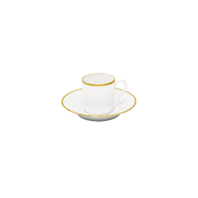 haviland-limoges-orsay-espressotasse-mit-untertasse-gold image 1