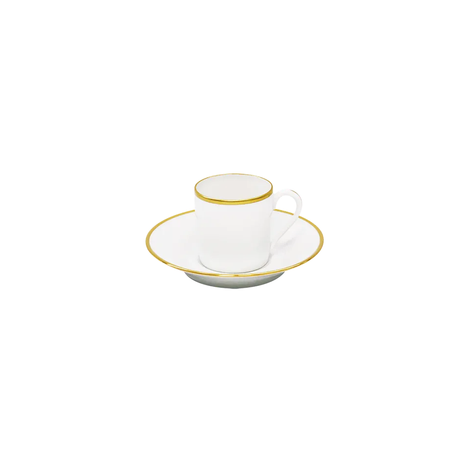 haviland-limoges-orsay-espressotasse-mit-untertasse-gold image 1