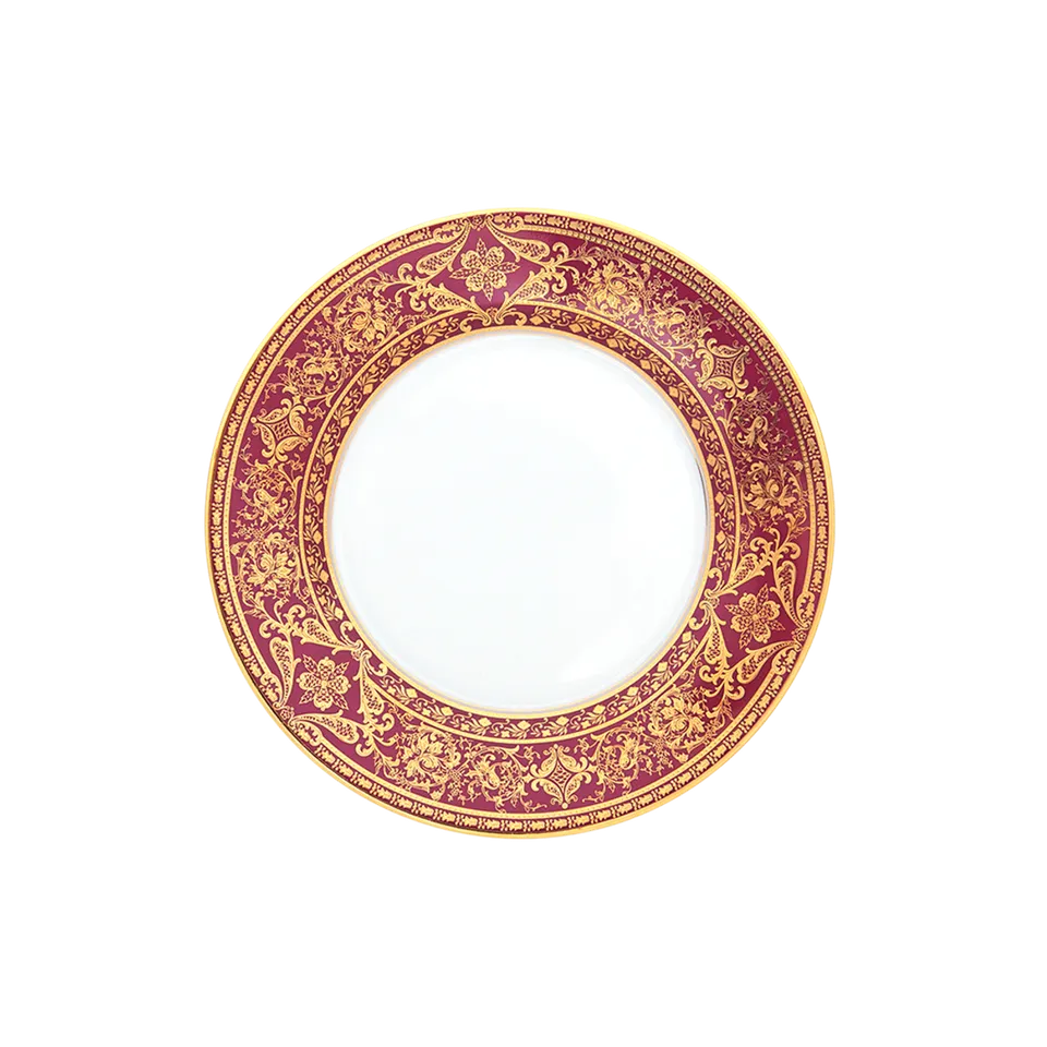 haviland-limoges-matignon-kuchenteller-kirsche-gold image 1