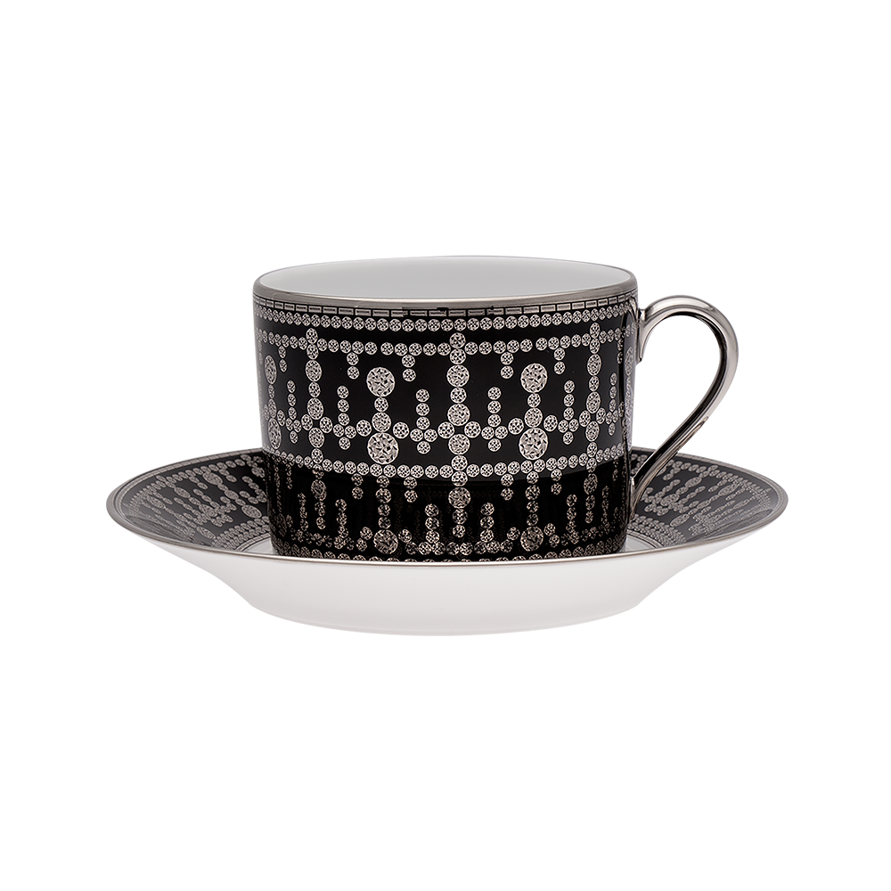 haviland-limoges-tiara-noir-platine-fr-hst-ckstasse-mit-untertasse image 1