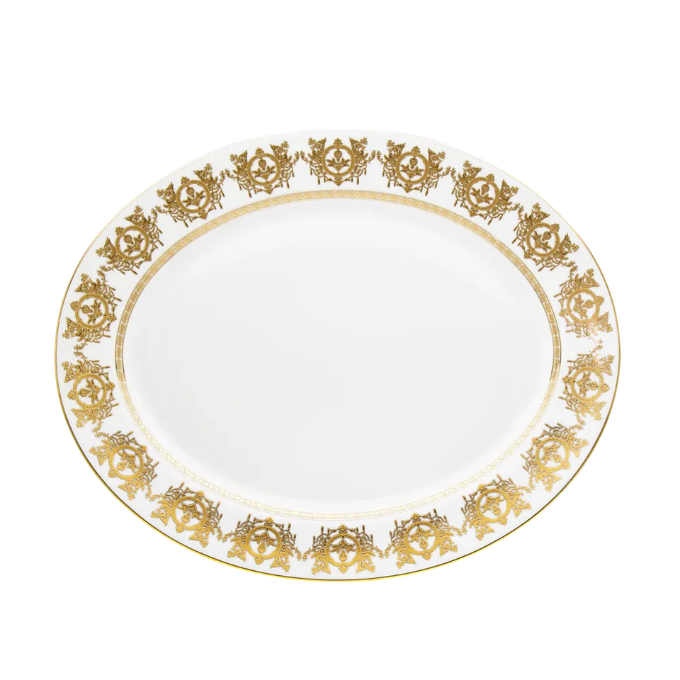 haviland-limoges-ritz-imp-rial-wei-ovale-platte-ritz-paris image 1