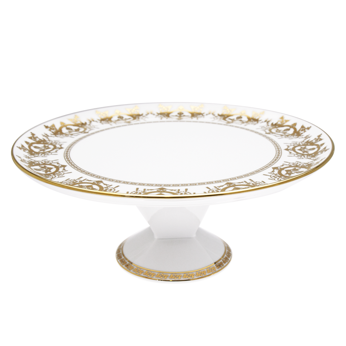haviland-limoges-ritz-imp-rial-wei-tortenplatte-auf-fu-ritz-paris image 1