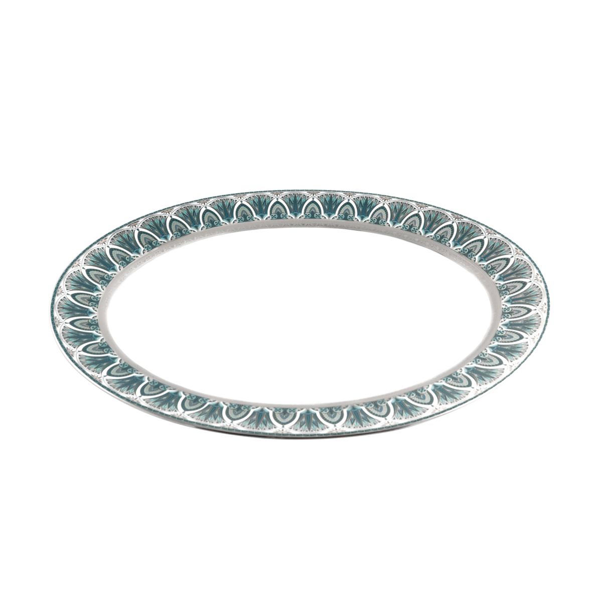 haviland-limoges-r-ves-du-nil-vert-platine-ovale-platte image 2