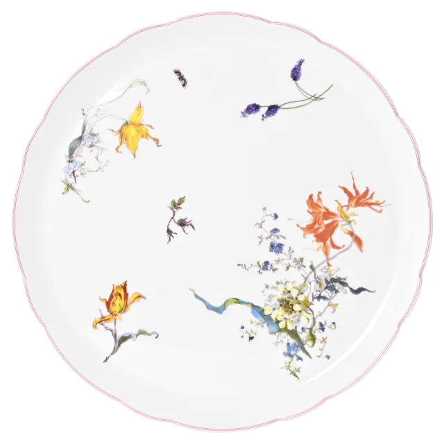 haviland-limoges-fleurs-d-auteuil-tortenplatte image 1