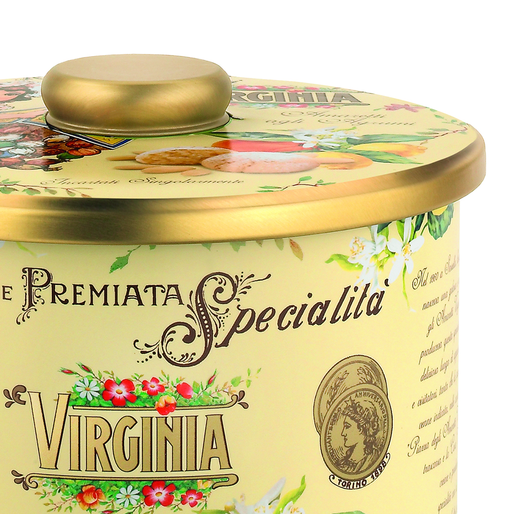 virginia-amaretti-soffici-agrumi-biscottiera-metalldose-220g image 5