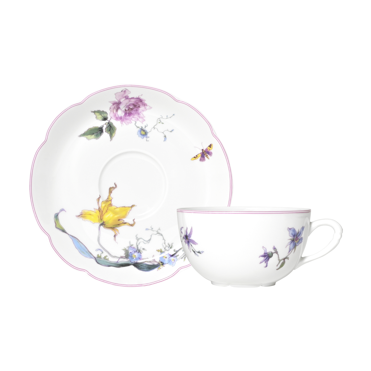 haviland-limoges-tasse-mit-untertasse-fleurs-d-auteuil-teetasse image 2