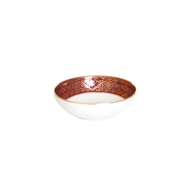 haviland-limoges-matignon-m-slischale-kirschrot-gold image 1