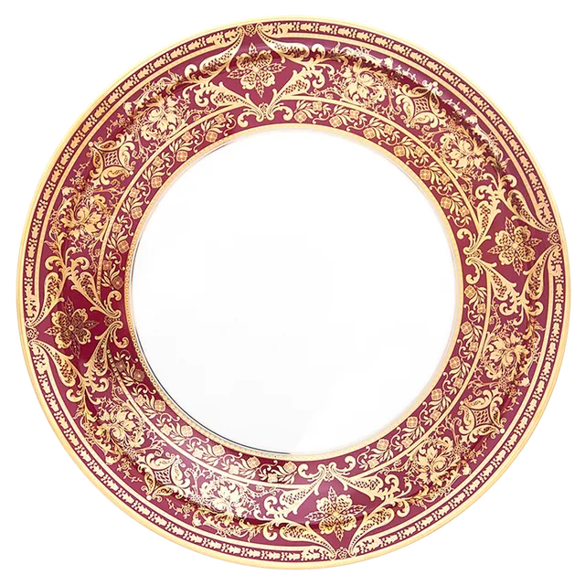 haviland-limoges-matignon-cerise-or-plat-tarte image 1