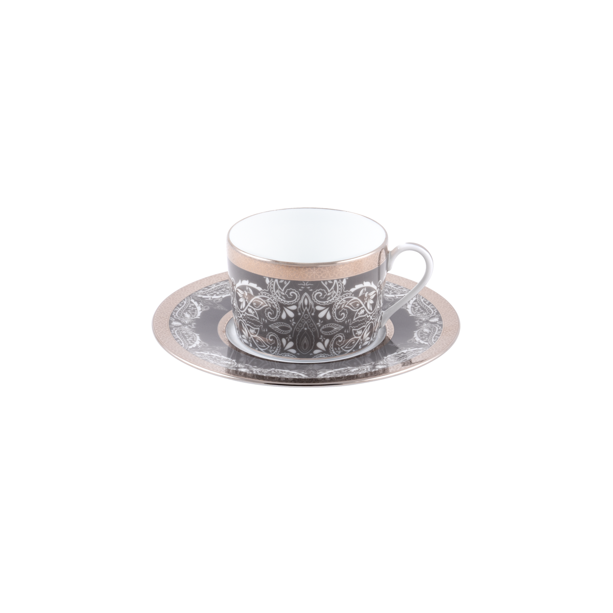 haviland-limoges-romane-gris-teetasse-mit-untertasse image 1