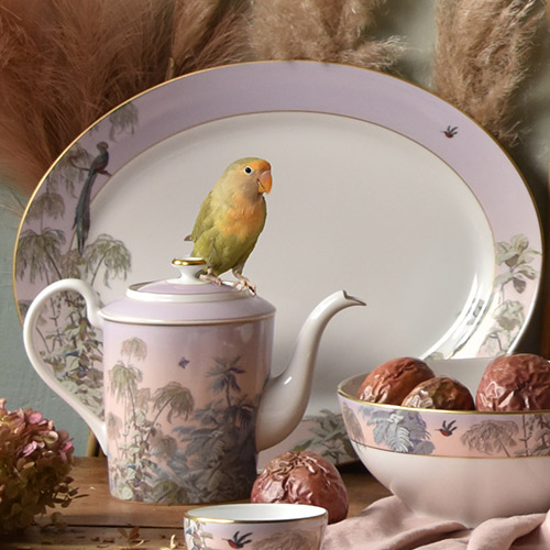 haviland-limoges-le-br-sil-manufacture-zuber-ovale-platte image 2