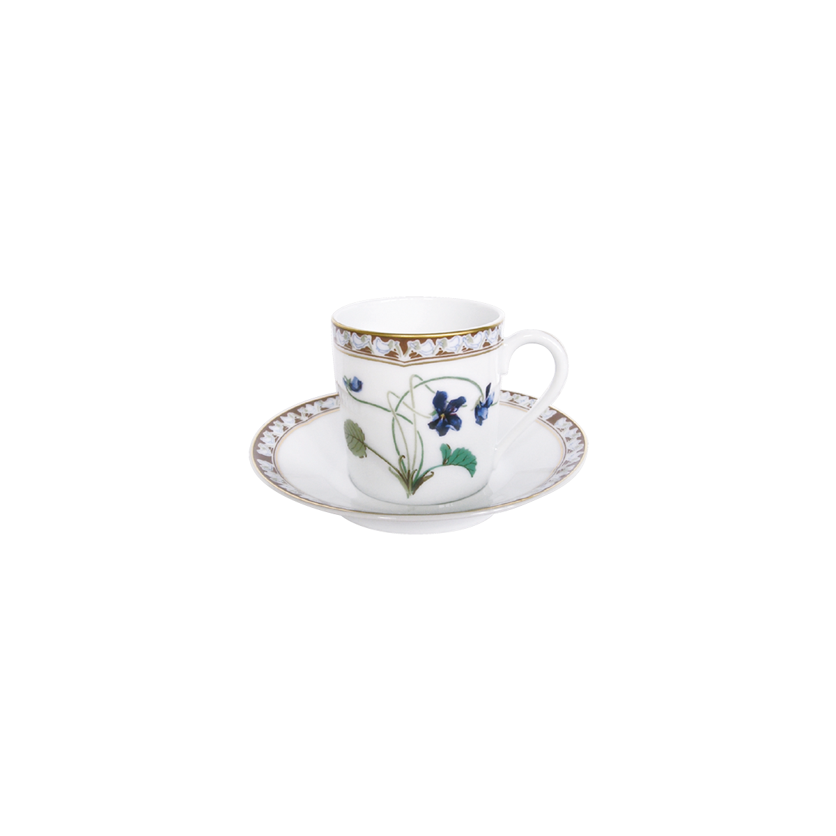 haviland-limoges-tasse-und-soucoupe-caf-imp-ratrice-eug-nie image 1