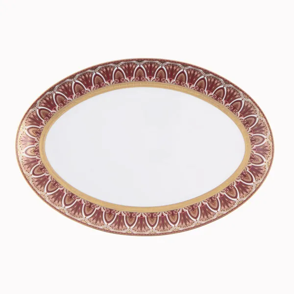 haviland-limoges-r-ves-du-nil-pourpre-or-servierplatte-oval-38-cm image 1