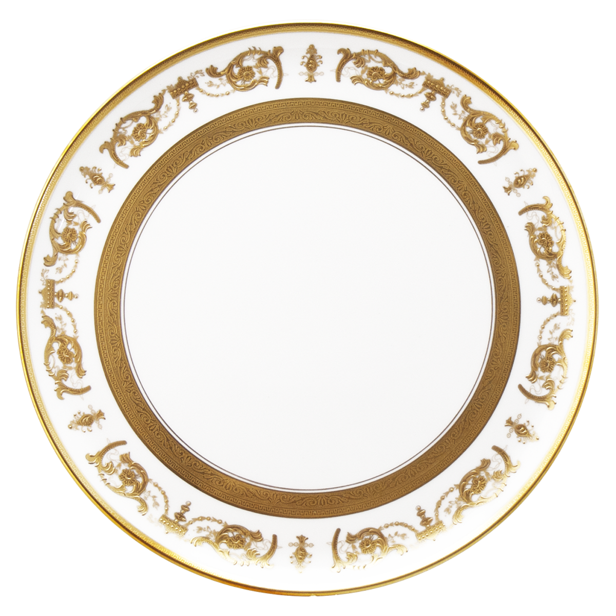 haviland-limoges-imp-rator-tarteplatte-wei-gold-porzellan image 1