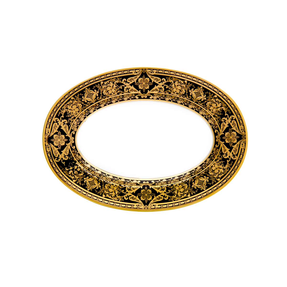 haviland-limoges-matignon-ravier-schwarz-gold image 1