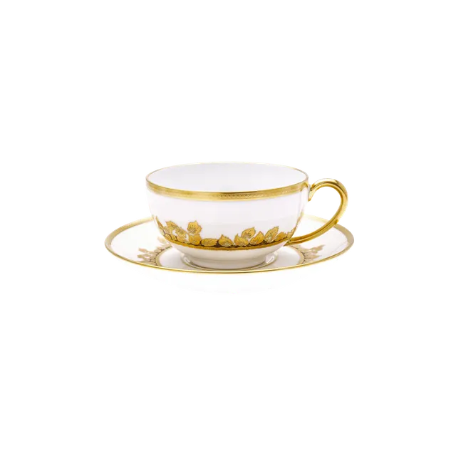 haviland-limoges-tasse-et-soucoupe-d-jeuner-feuille-d-or-blanc-or-fr-hst-ckstass image 1