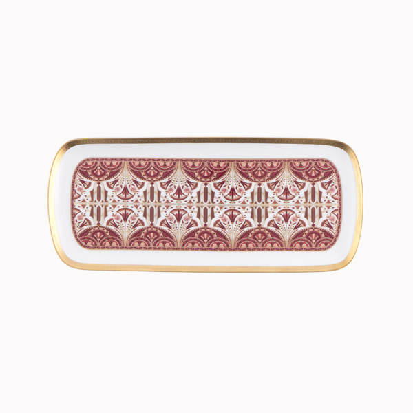 haviland-limoges-r-ves-du-nil-pourpre-or-kuchenplatte image 1