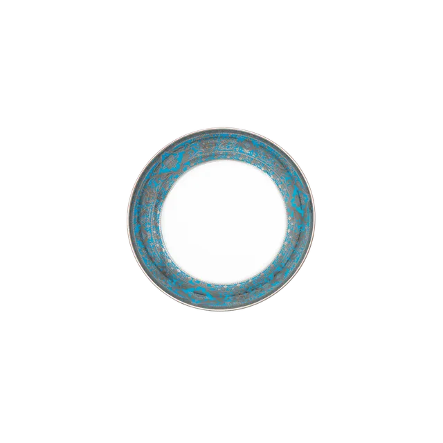 haviland-limoges-matignon-tiefer-teller-calotte-blau-piscine-platin image 1