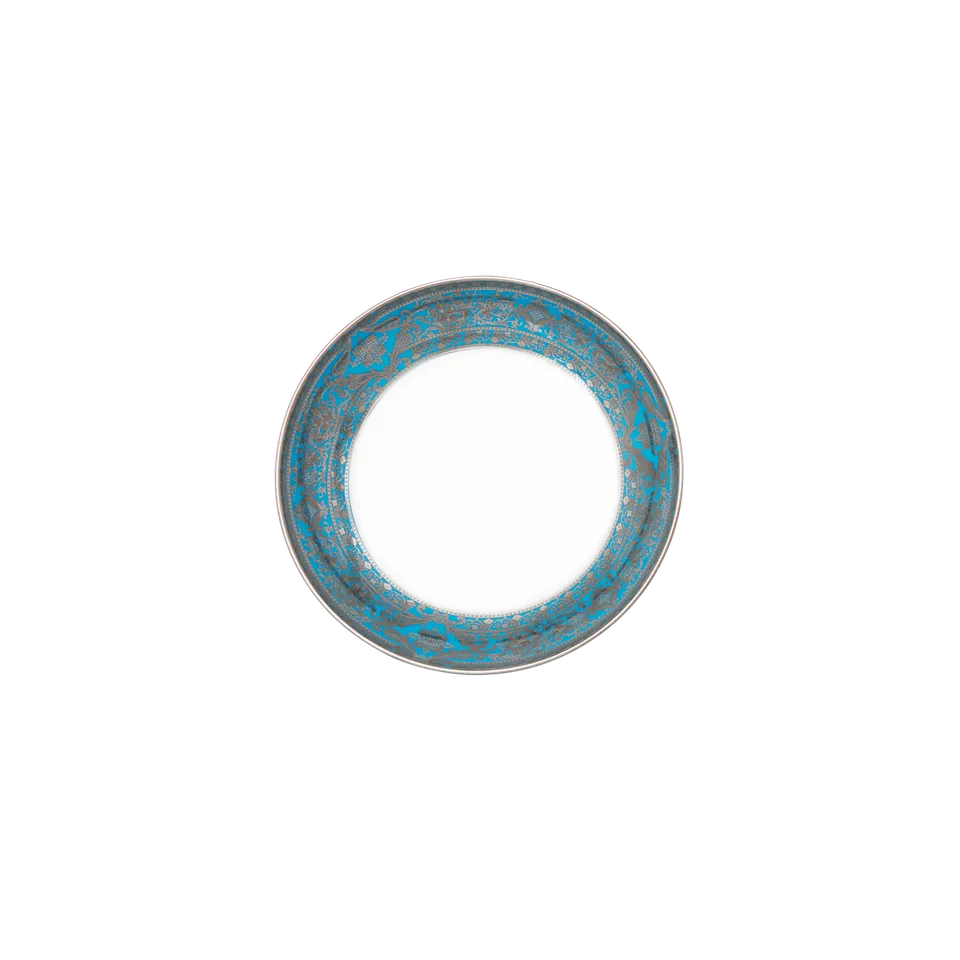 haviland-limoges-matignon-tiefer-teller-calotte-blau-piscine-platin image 1
