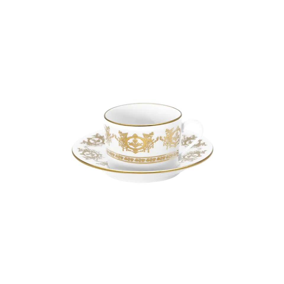 haviland-limoges-ritz-imp-rial-wei-teetasse-mit-untertasse-ritz-paris image 1