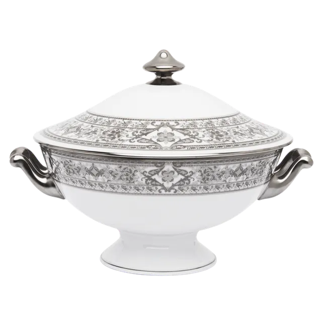 haviland-limoges-matignon-wei-platin-suppenterrine image 1