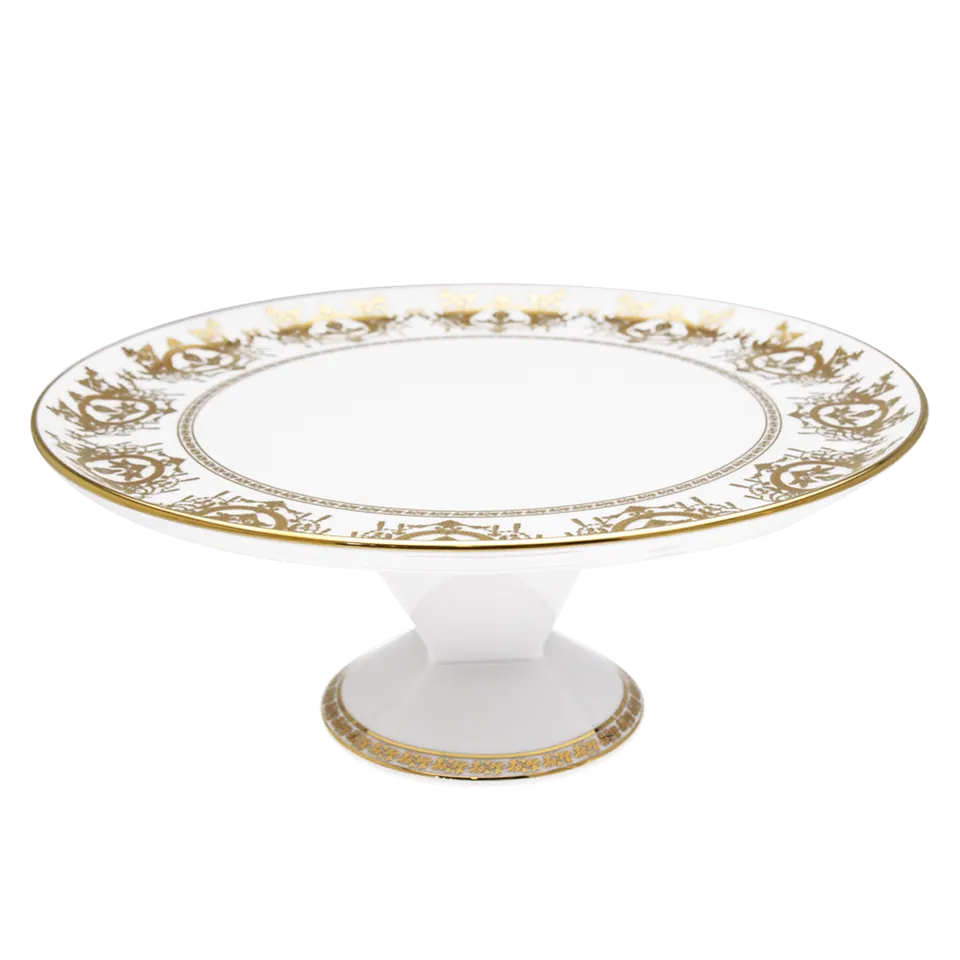 haviland-limoges-ritz-imp-rial-wei-tortenplatte-auf-fu-ritz-paris image 1