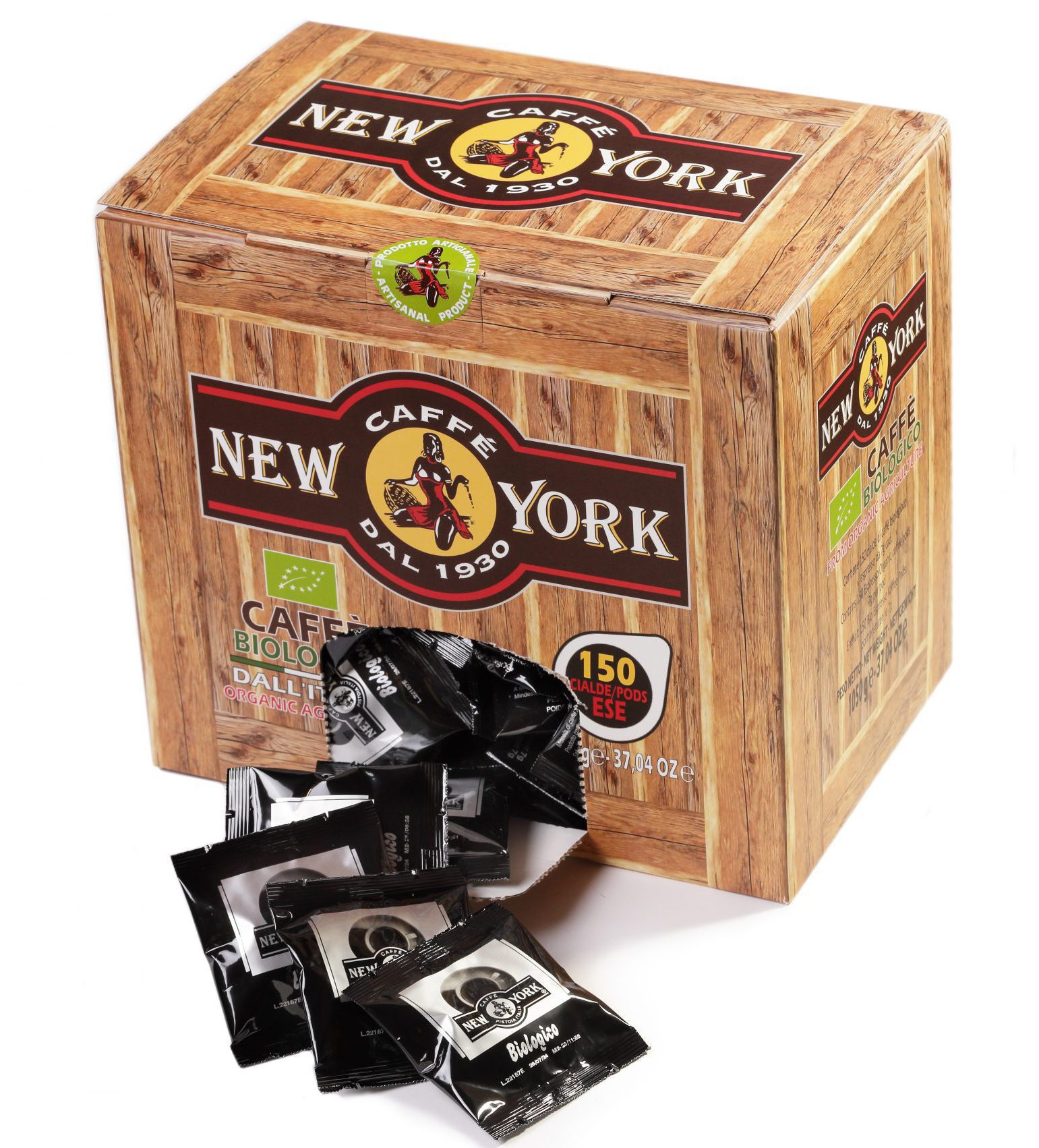 caff-new-york-bio-kaffee-pads-150-st-ck image 1