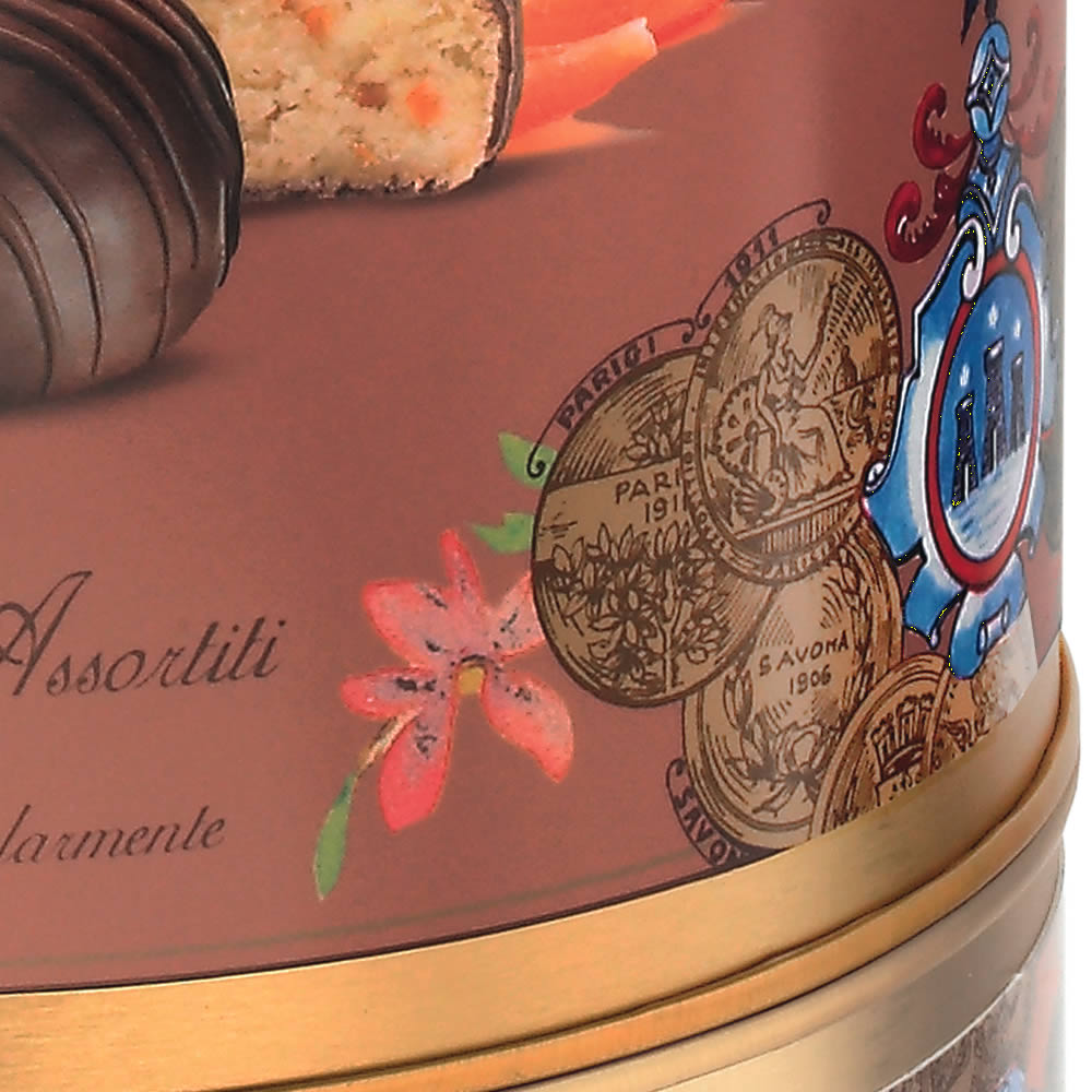 virginia-amaretti-amaretti-arancia-zenzero-mit-schokolade-biscottiera-220g image 5