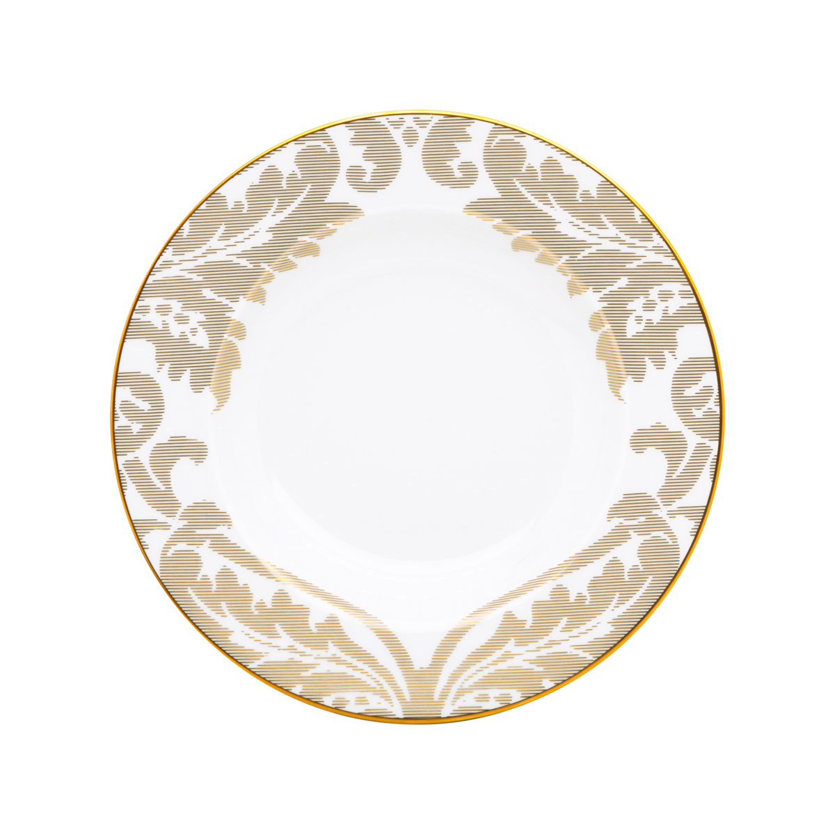 haviland-limoges-damass-blanc-ritz-paris-suppenteller-tief-porzellan image 1