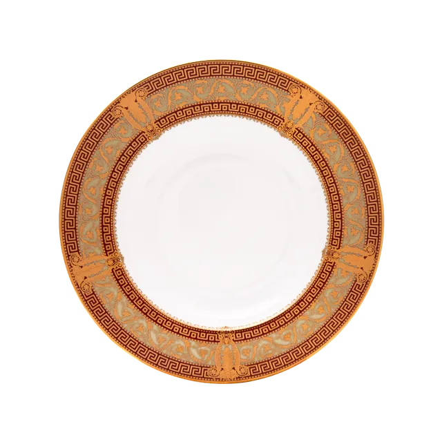 haviland-limoges-salon-murat-assiette-creuse-aile-cerise-or image 1