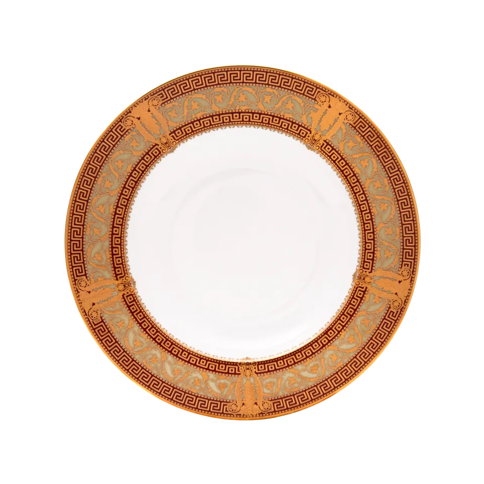 haviland-limoges-salon-murat-assiette-creuse-aile-cerise-or image 1