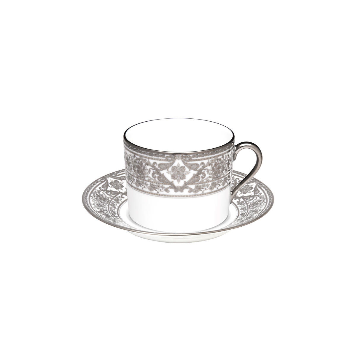 haviland-limoges-matignon-fr-hst-ckstasse-mit-untertasse-wei-platin image 1