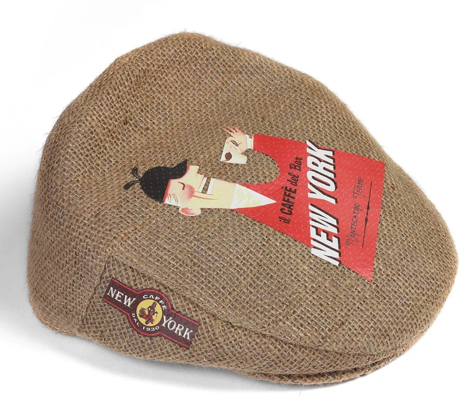 caff-new-york-coppola-cap-mit-logo-made-in-italy image 1