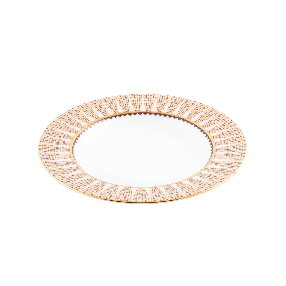 haviland-limoges-cavalier-royal-suppenteller-tief-mit-fahne image 2