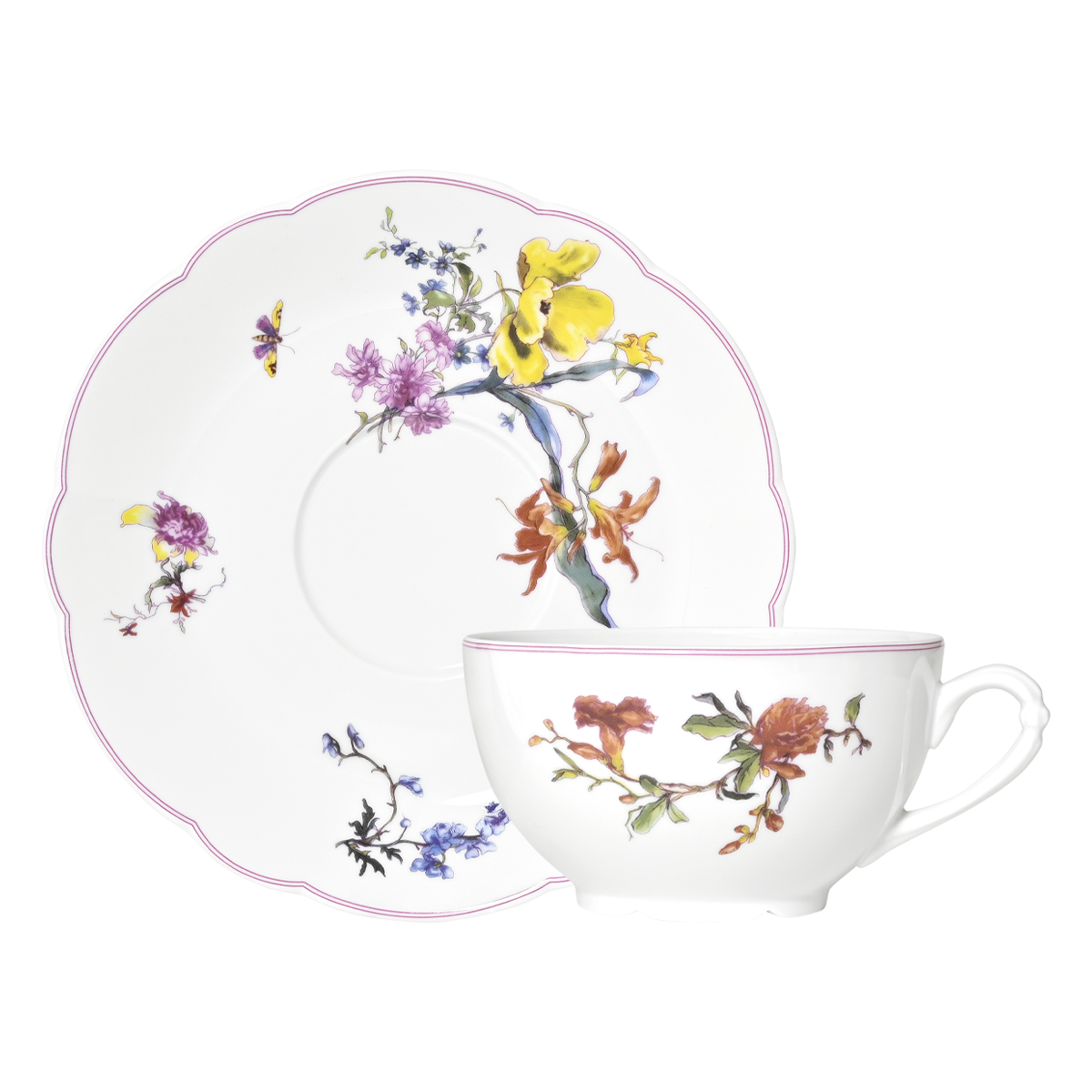 haviland-limoges-fleurs-d-auteuil-fr-hst-ckstasse-mit-untertasse image 2